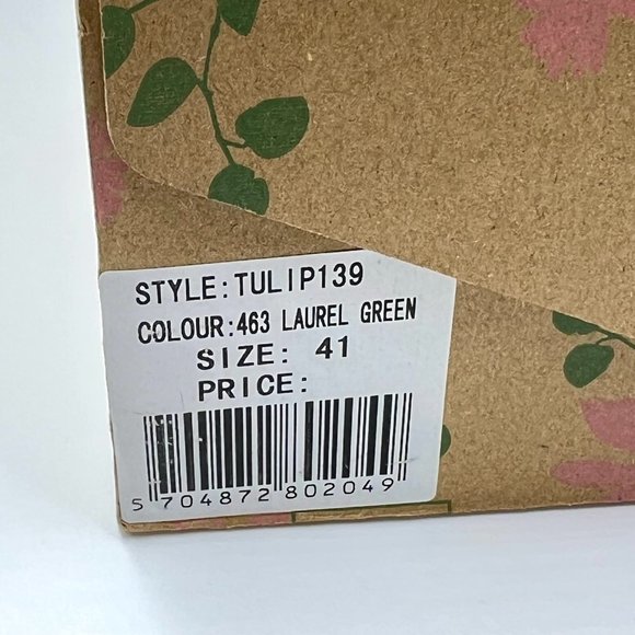 Ilse Jacobsen Hornbaek Tulip 139 Mint Green Perforated Slip On Sneakers Shoes 41 - Picture 14 of 14